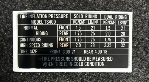 Suzuki ts400 tire - suzuki, info