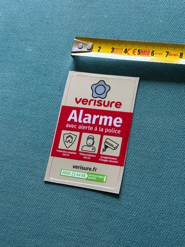 Autocollant verisure alarme - autocollant,