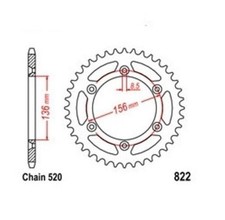 Roue a Chaîne 43 Dents