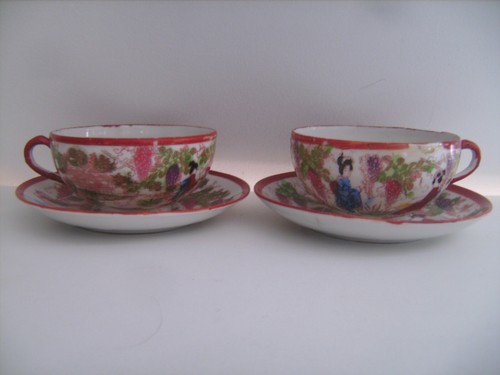 Lot tasses sous - de, 2