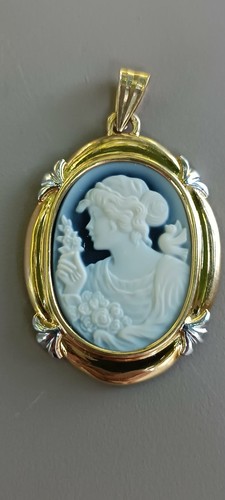 Médaillon pendentif camée - médaillon,