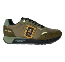 AERONAUTICA MILITARE Baskets Homme Frecce Tricolori SC0292 Vert Militaire