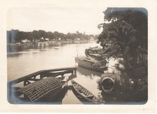 Asie Indochine Fleuve avec