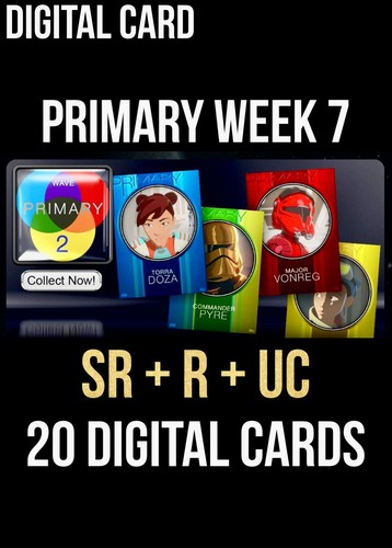 Primary week orange - week, sr