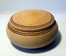 Boîte ronde en bois à