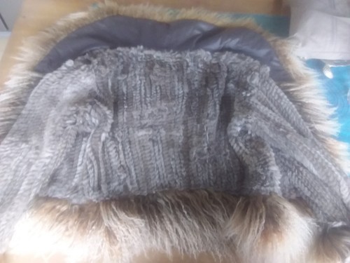 Manteau gilet fourrure - , en