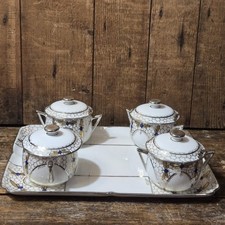 Magnifique Service Art Déco Café/ Thé Signé Paillet/Limoges Tardif  An. 20-30 