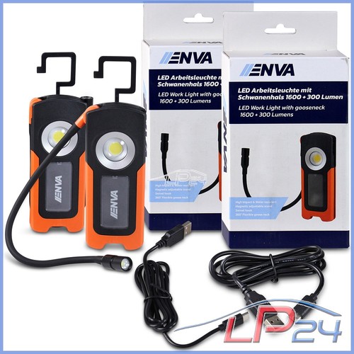 Enva lampes travail led - 2x,