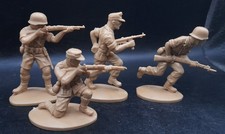 MATCHBOX / 4 SOLDATS ALLEMANDS WW2  / 1,32 éme