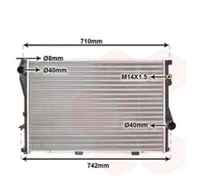 HELLA 8MK376710-301 Radiateur