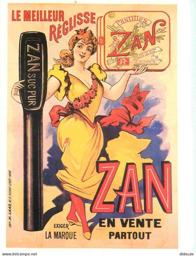 Carte postale publicite - postale,