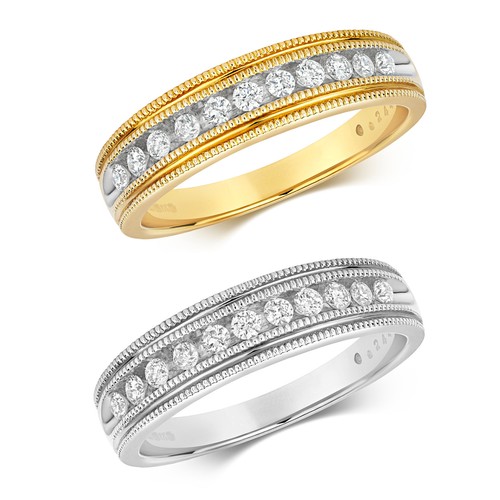 Bague femme semi pavée - bague,