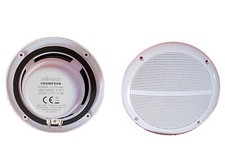 Jeu De 2 Haut-Parleurs coniques 6.5 pouces avec Grilles  résistant A L'eau 120w