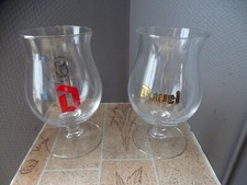 LOT 2 VERRES BIERE DUVEL PIED