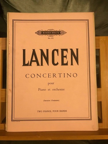 Lancen concertino piano - piano, et