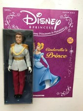 Deagostini Disney DE CENDRILLON Prince Porcelaine Poupée Figurine De 16 + Mag