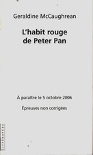 L'habit rouge de Peter Pan -