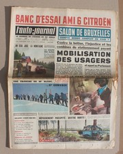 L'auto journal N° 316 du 24 janvier 1963 / Ami 6 Citroën - Salon de Bruxelles