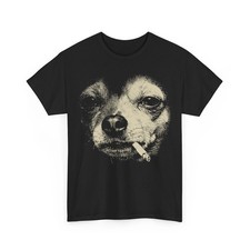 Dog Smoking Cigarette Funny