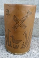 AR- vase douille de 155 Tir Rapide artisanat de tranchée Poilu avion 1917