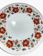 Table En Marbre Blanc Rond De