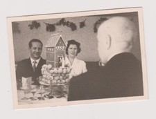 Photo mariage Yolande Pastisson Jacques Le Tournier 1958 gâteau croquembouche