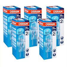 5 X OSRAM GY6,35 Lampe Halogène À Douille 35W 12V Halostar Blanc Chaud Dimmable