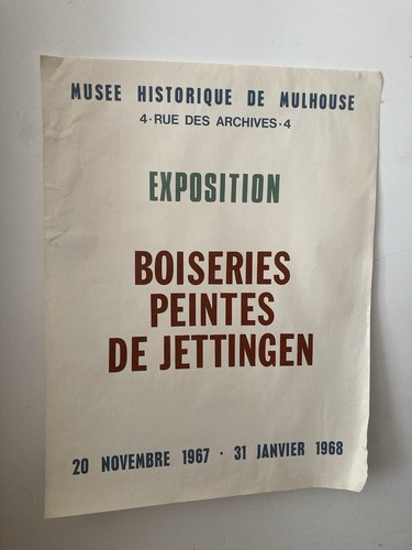 Affiche exposition boiserie - affiche,