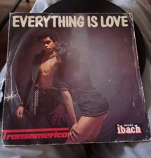 Vinyle 45T – Transamerica – Everything Is Love (1977) – Disques Ibach EA 60.032