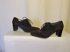 chaussure PARLANTI daim marron et violet 36