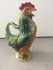 Pichet barbotine coq