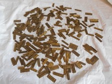 Ancienne charnière ébéniste laiton feuille pliée années 1900 200+