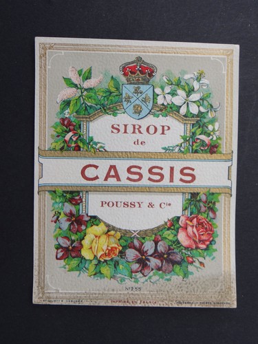 Ancienne étiquette sirop - ancienne,