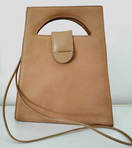 Sac main vintage cuir - main,