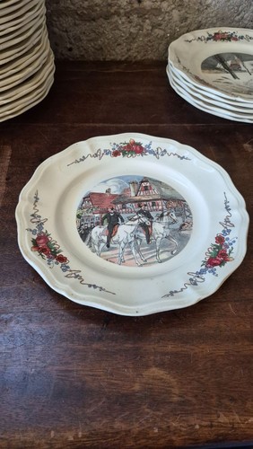 Assiette faïence vintage