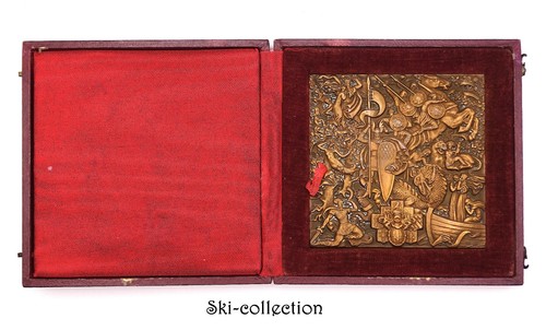 Superbe médaille plaque - superbe, médaille-plaque