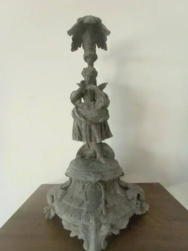 Ancien bougeoir à peu - 31,