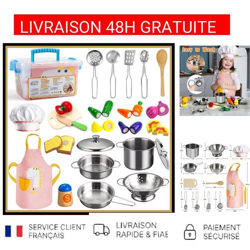 Jouet cuisine enfant - jouet, bois
