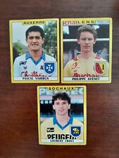 Lot 3 images panini. Championnat de France 1989.