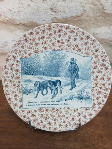 Assiette humoristique parlante - assiette,