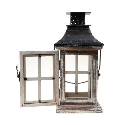Lanterne suspendu bois - suspendu,