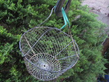 panier à salade ancien en métal, décoration cuisine