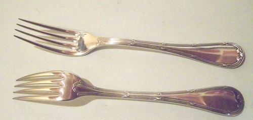 Fourchette metal argente - ,
