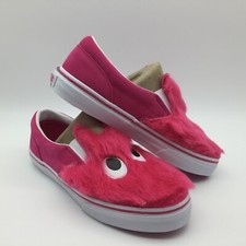 Vans Mens/Womens Shoes Classic Slip-On" Friend--(Party Fur)Magenta/True. 