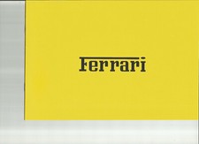 FERRARI - 2000 / 360 MODENA + SPIDER - 550 - 456 M / catalogue brochure prospekt