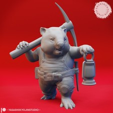 Wombat Schatzsucher Miniature