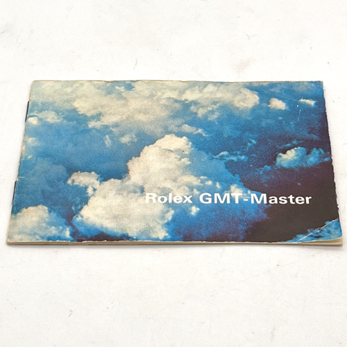 Rolex gmt master booklet - rolex,