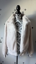 Blouson fausse fourrure crème Pimkie taille L