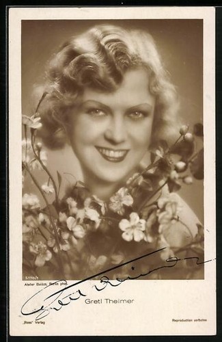 Carte postale gretl theimer - carte,