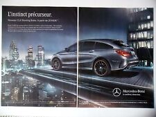 PUBLICITE-ADVERTISING :  MERCEDES-BENZ CLA Shooting Brake [2pages] 2014 Voitures